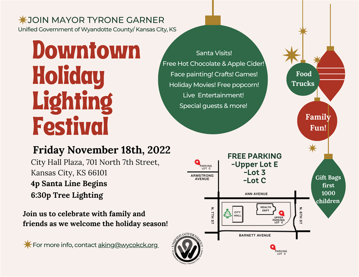 2022 Downtown Holiday Lighting Festival Unified Government of