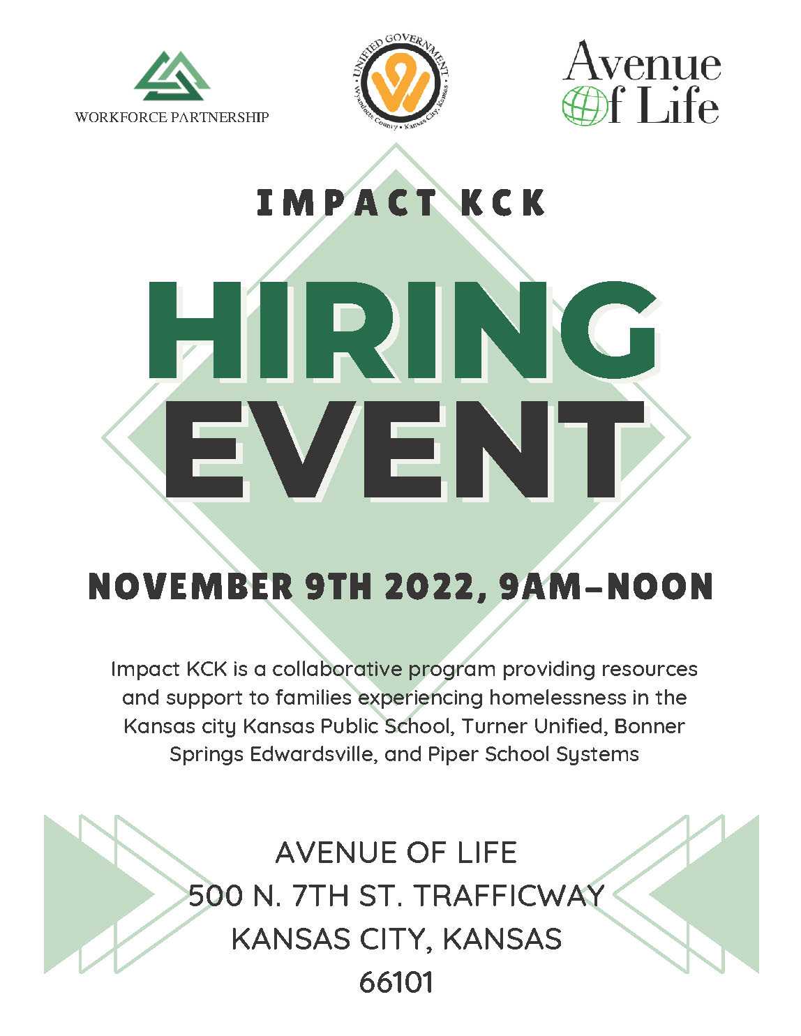 Impact KCK Hiring Event – Unified Government of Wyandotte County