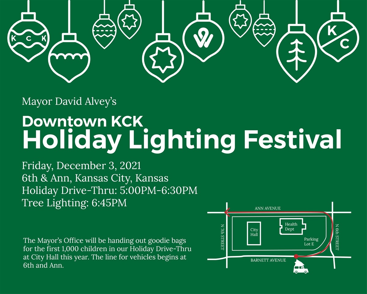 You're Invited Mayor’s Downtown KCK Holiday Lighting Festival