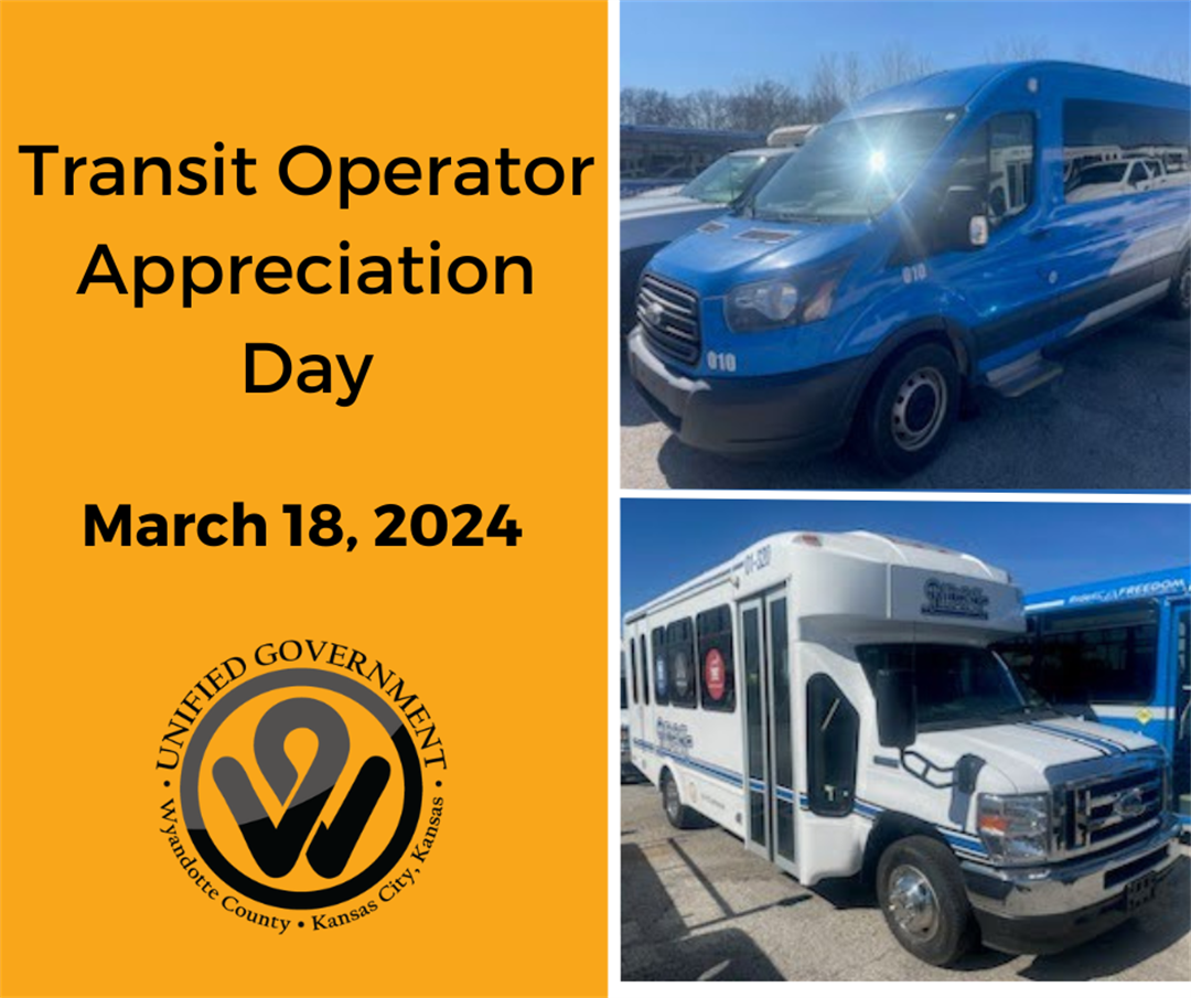 Transit Operator Appreciation Day March 18th, 2024 Unified