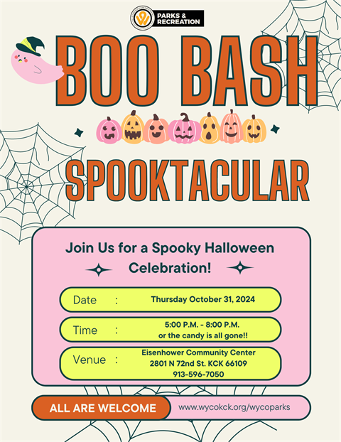 Boo Bash Spooktacular Flyer