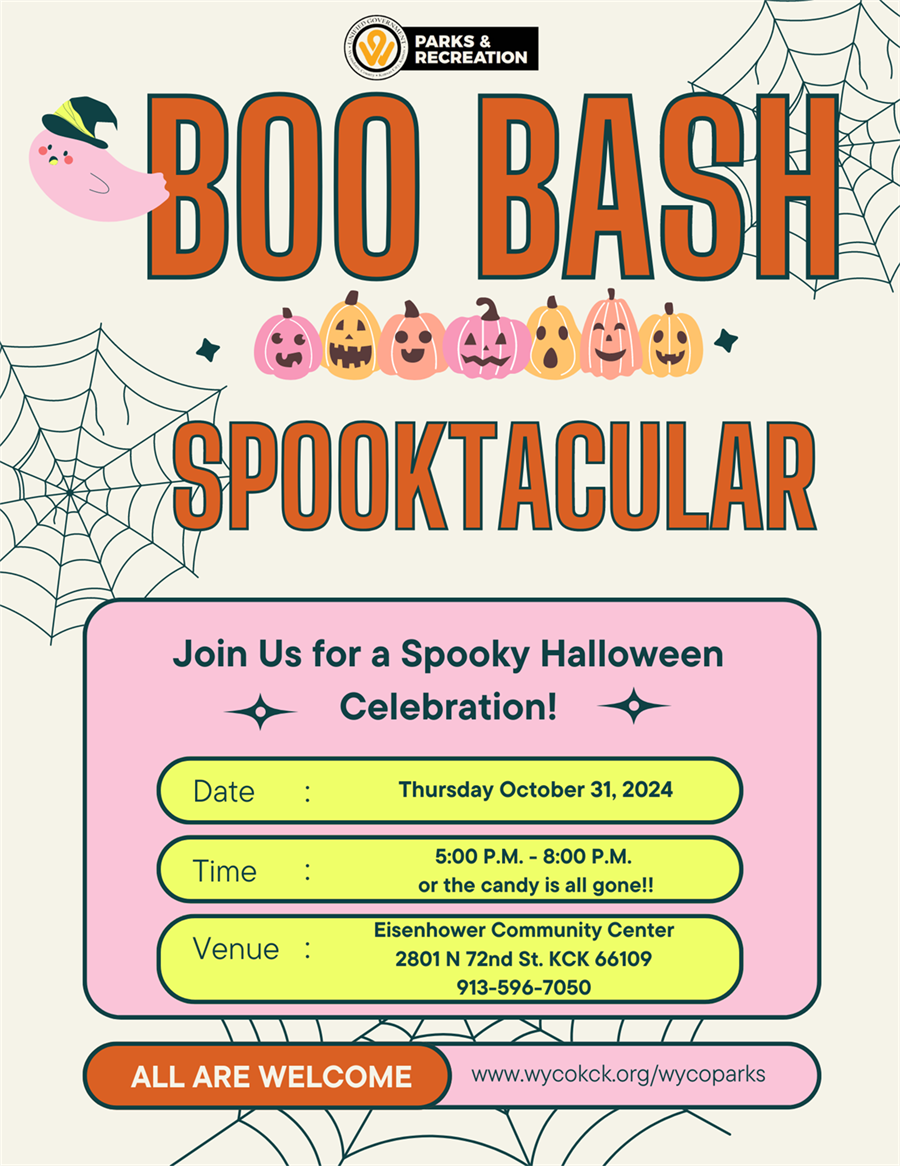 Boo Bash Spooktacular Flyer