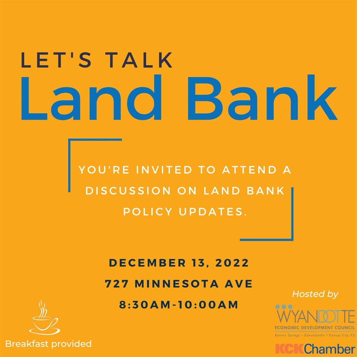 Let's Talk Land Bank with KCK Chamber Unified Government of Wyandotte