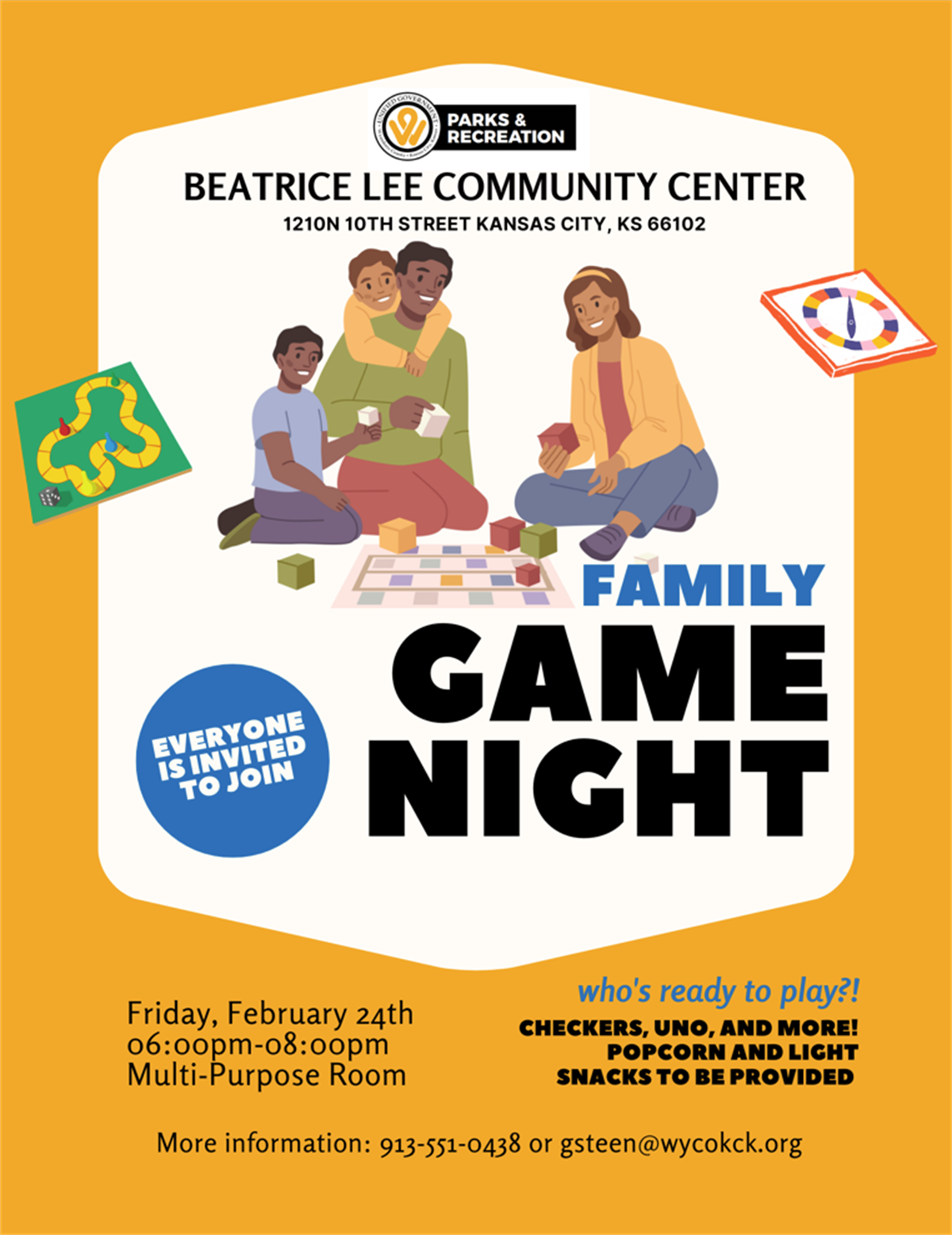 Family Game Night, Events