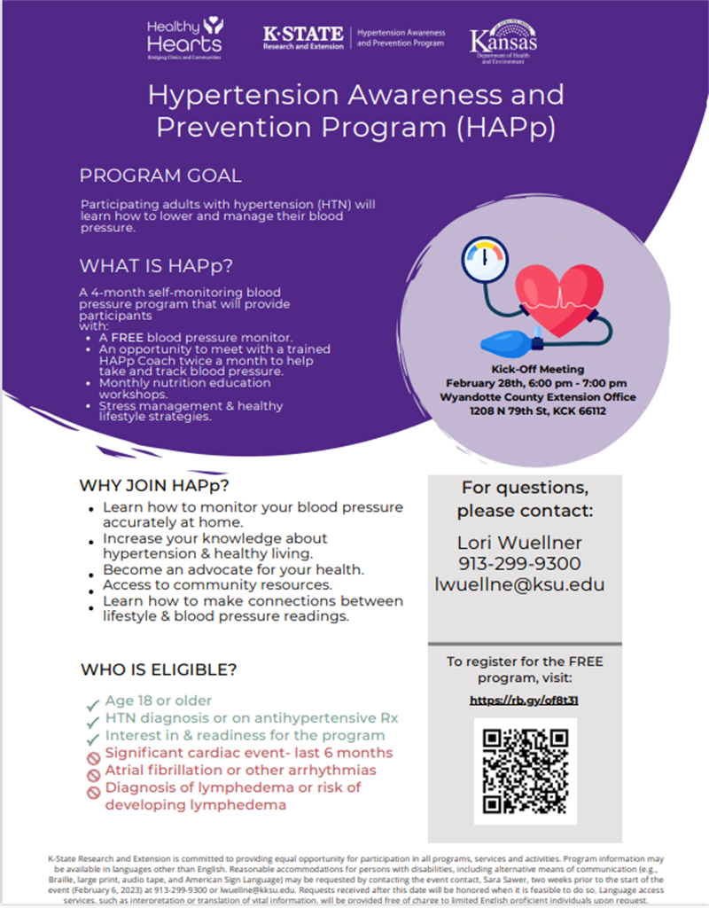 Hypertension Program Flyer