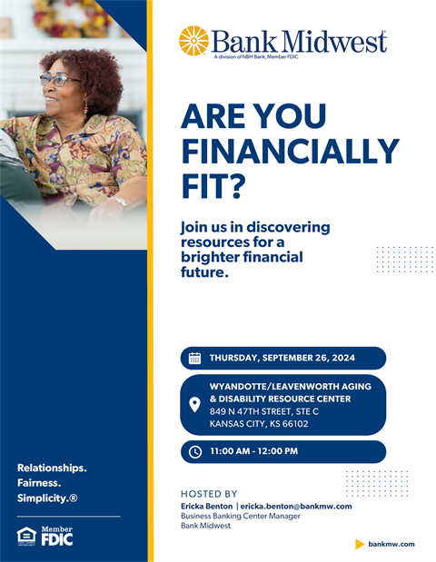 Sept 2024 Finanically Fit Course Flyer