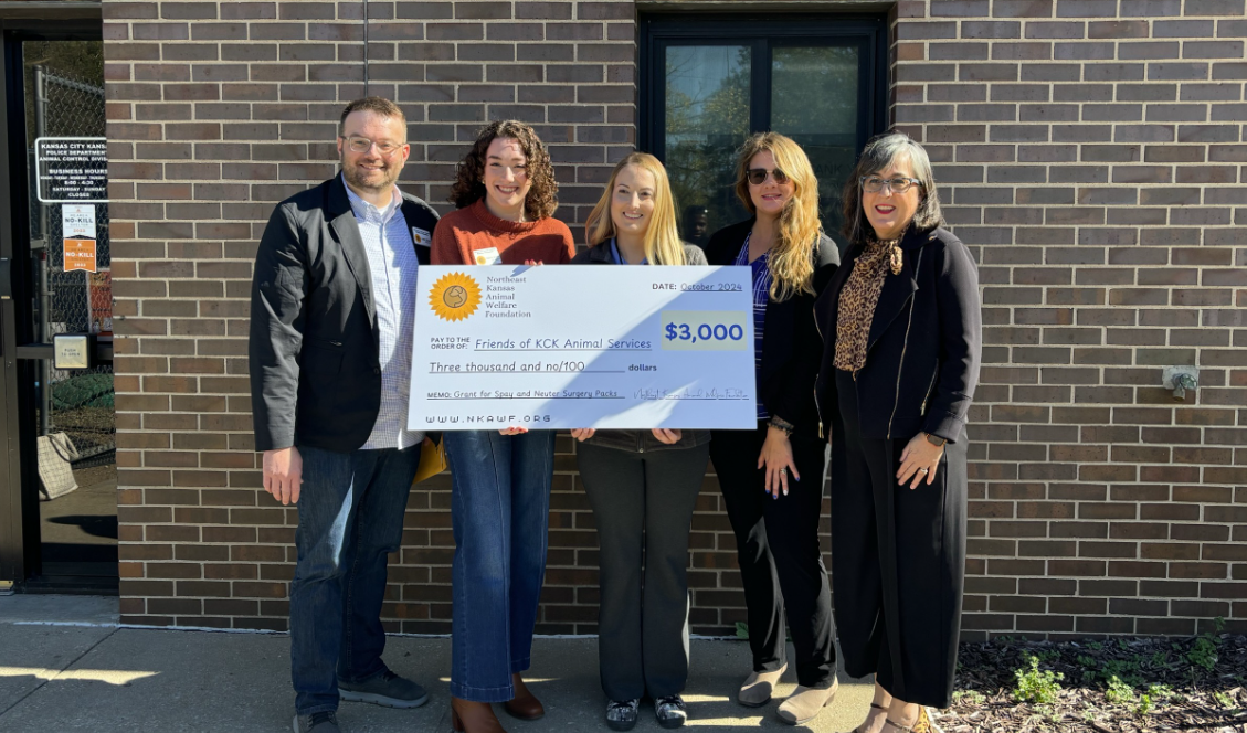 KCK Animal Services Check Presentation Photo Oct. 2024